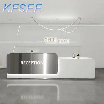 120*60*100 см Красивый стол для приема гостей Kfsee в спа-салоне Кассир
