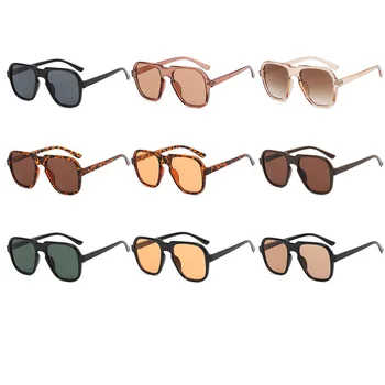 1шт ясно негабаритных солнцезащитные очки океан для женщин для мужчин классические солнцезащитные очки ретро градиентные линзы оттенки модные пляжные летние очки