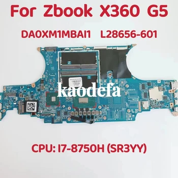 DA0XW1MBAI1 Для HP ZBOOK X360 G5 Материнская плата ноутбука Процессор: i7-8750H SR3YY DDR4 L28656-601 Тест В порядке