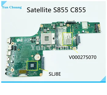 V000275070 6050A2491301 материнская плата для ноутбука Toshiba Satellite C855-S5206 C855 C850 материнская плата HD 4000 Graphics HM76 работает