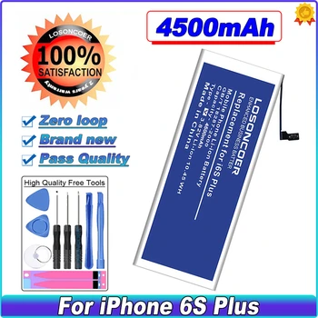 Аккумулятор для мобильного телефона LOSONCOER 4500mAh для iPhone 6S PLUS + бесплатные наклейки для инструментов