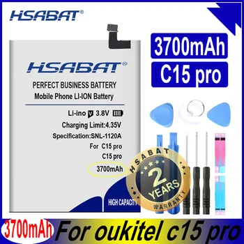 Аккумулятор максимальной емкости HSABAT C15 Pro 3700 мАч для аккумуляторов смартфонов Oukitel C15 Pro