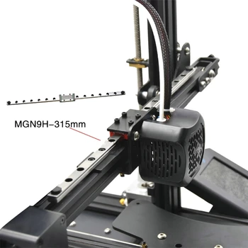 Аксессуары для 3D-принтера Комплект Уровня Подъема Линейной Направляющей по оси X для Ender-3/V2/Ender3 PRO MGN9H Линейная Направляющая 315 мм K1KF
