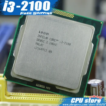 Бесплатная доставка Intel Core I3 2100 3M Cache 3,1 ГГц L3 = 3M LGA 1155 TDP 65 Вт настольный процессор i3-2100 processor (рабочий 100%)