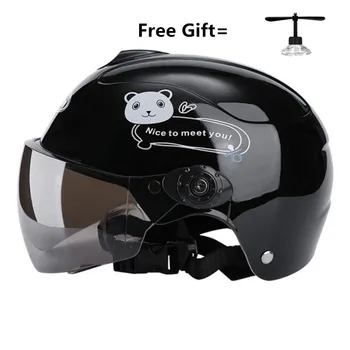 Детский мотошлем для детей в возрасте от 1 до 8 лет, защитный мотоциклетный шлем с открытым лицом для детей, Электромобильный шлем Casco Capacete Moto Kask Ce
