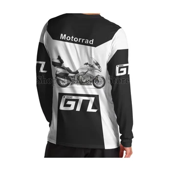 Для BMW Motorrad K1600 GTL Длинная футболка Спортивный Гоночный Мотоцикл Для Верховой езды Летние Мужские Быстросохнущие Дышащие Майки С защитой от Ультрафиолета