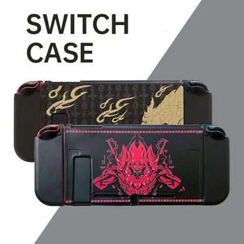 Для Nintendo Switch OLED Аксессуары, мягкий защитный чехол, защита от падения, супер крутой корпус из ТПУ для консольных игр Switch