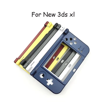 Замена средней рамы на новые комплекты игровых консолей 3DS XL LL, запасные части для ремонта корпуса, крышки корпуса, нижней части крышки C