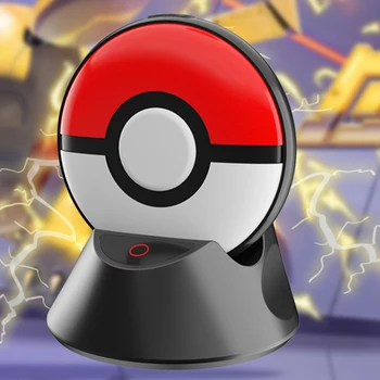 Зарядная Подставка Type-C Индикатор Зарядки с Силиконовым Защитным Чехлом Зарядная База Водонепроницаемая Нескользящая для Pokemon GO Plus +
