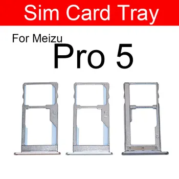 Золотой, Серый и Серебристый Держатель Лотка Для Micro Sim-карт Meizu Pro 5 Pro5 M576 M576u Micro SD Reader Слот Для Sim-карт Запасные Части