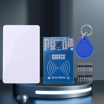 Комплект RFID RC522 13,56 МГц IC Card Модуль датчика Брелок RF Модуль считыватель карт RFID Card Reader Модуль для Arduino Raspberry Pi