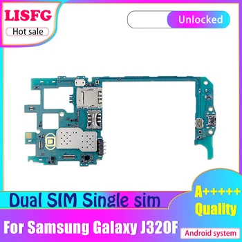 Материнская плата с двумя/одной SIM-картой Для Samsung Galaxy J3 J320F Материнская плата, 100% Разблокированная Для Samsung Galaxy J3 Logic Board Материнская плата
