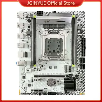 Материнская плата с оригинальным чипом JGINYUE X99 LGA 2011-3 Поддерживает процессор Xeon E5 V3 V4 DDR3 и оперативную память DDR4 M.2 NVME SATA ATX X99M PLUS