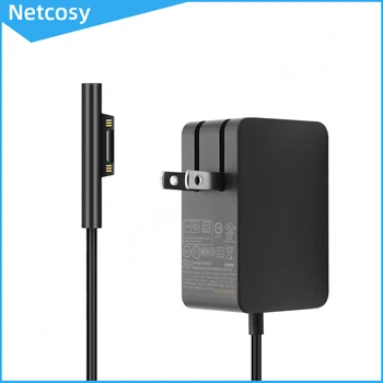 Настенное Зарядное Устройство Netcosy 24W 15V 1.6A Surface Charger Для Microsoft Surface Go Surface Pro 6/Pro 5/Pro 4/Pro 3, Ноутбука Surface