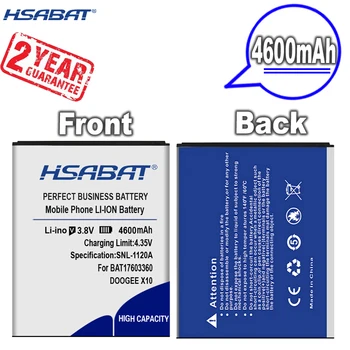 Новое поступление [HSABAT] Сменный аккумулятор BAT17603360 емкостью 4600 мАч для Doogee X10