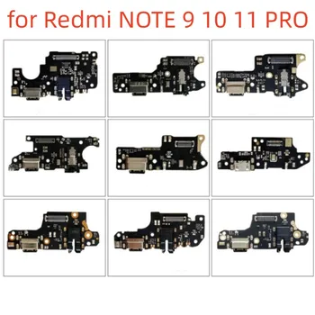 Оригинал для Xiaomi Redmi NOTE 9S/A 10 11 PRO Разъем порта платы зарядки док-станция для микрофона Гибкий кабель для быстрой зарядки USB