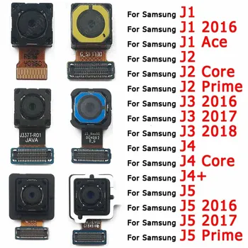 Оригинальная Задняя Камера Для Samsung Galaxy J3 2017 J4 + Plus J5 Prime 2018 J1 2016 J2 Core Модуль Задней Камеры Запасные Части Сзади
