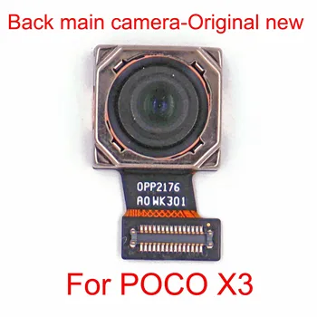 Оригинальная задняя основная камера для POCO X3 NFC 64 МП Большая основная камера Модуль фронтальной камеры с автоматической фокусировкой Гибкий кабель