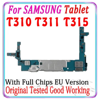 Оригинальная Логическая плата для Samsung Tablet 3 8.0 T311 T310 T315 Разблокированная Материнская плата с Полными Чипами для Samsung T311 T310