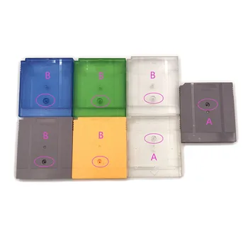 Серый прозрачный зеленый корпус для игровых карт для GB GBC GBA SP Корпус для игровых картриджей Коробка